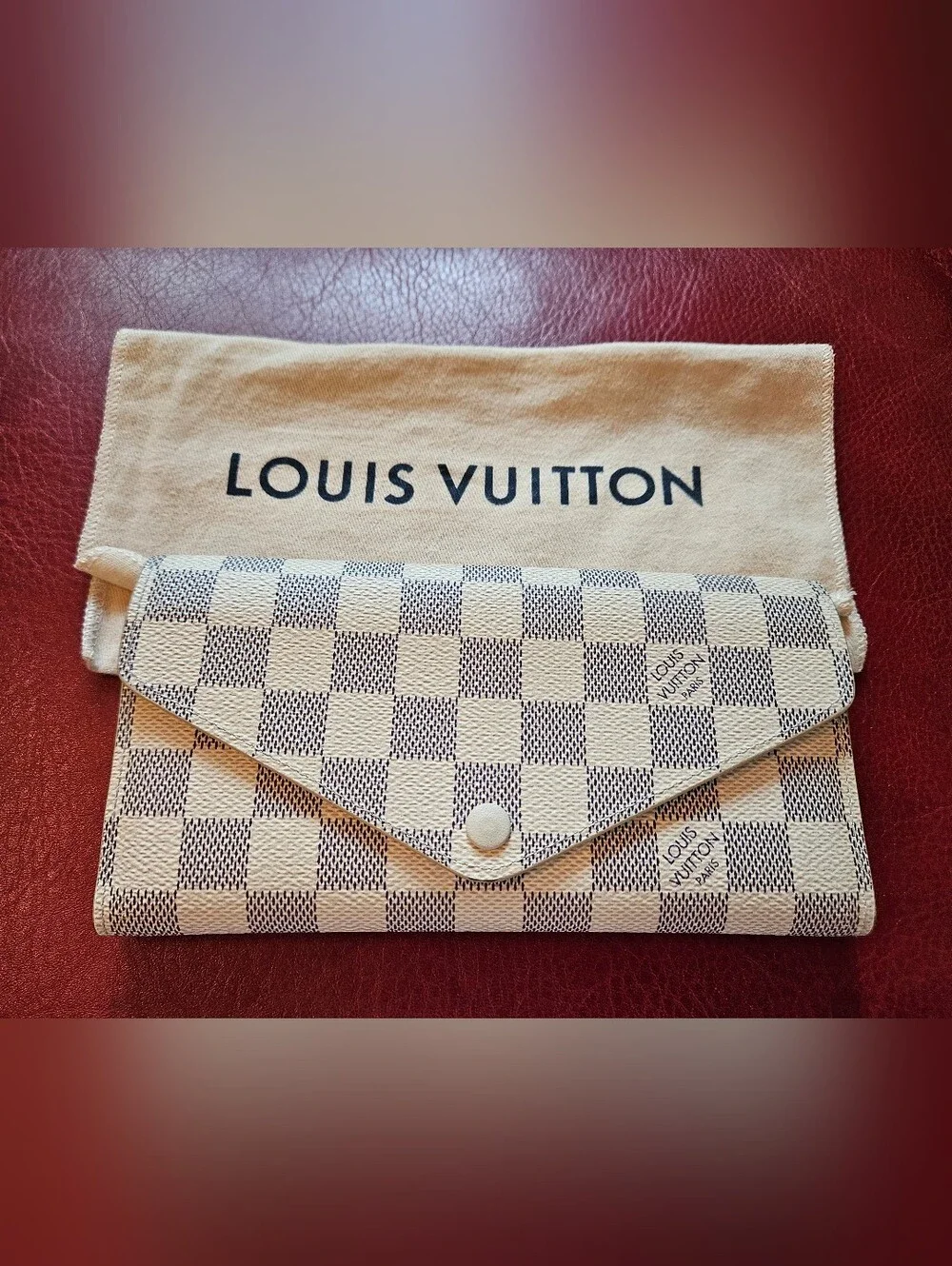 Louis Vuitton Damier Azur Canvas Josephine Wallet
